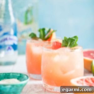 Paloma Cocktail: This citrus infused, tequila-spiked cocktail is deliciously satisfying.