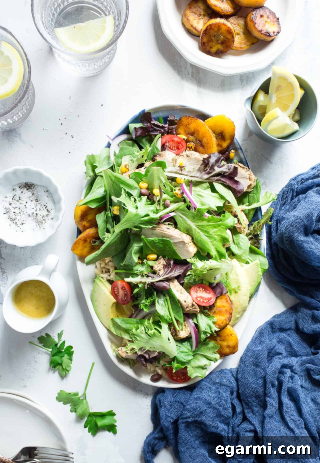 Cuban-Style Grilled Chicken & Brown Rice Salad (Gluten-Free)