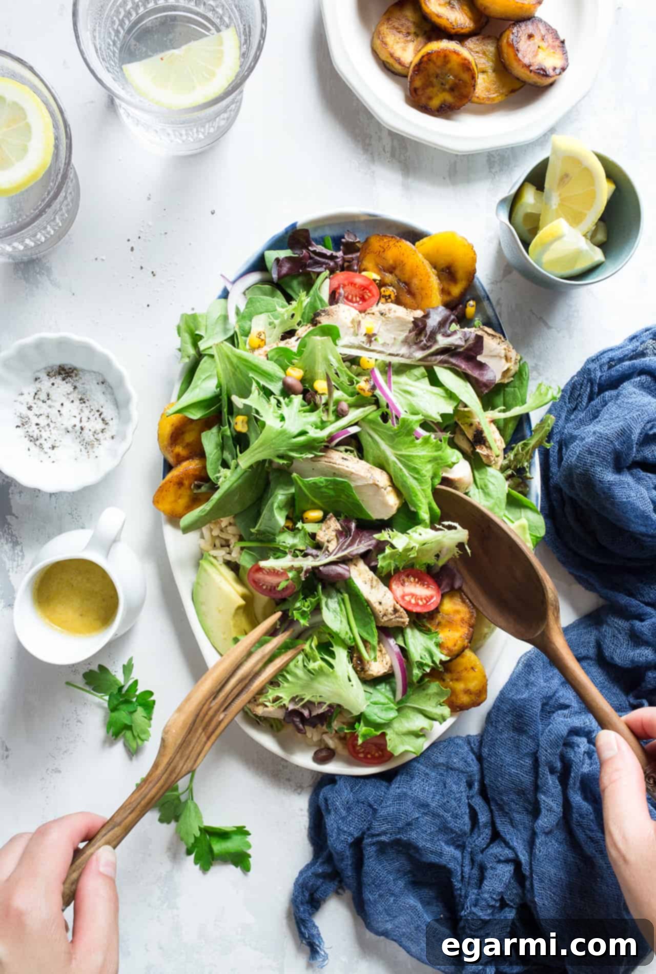 Cuban-Style Grilled Chicken & Brown Rice Salad (Gluten-Free)