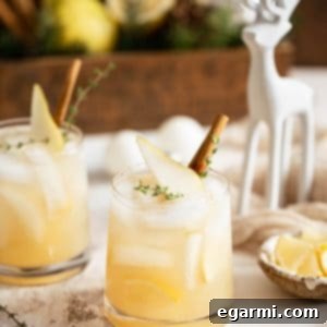 Spiced Pear Gin & Tonic