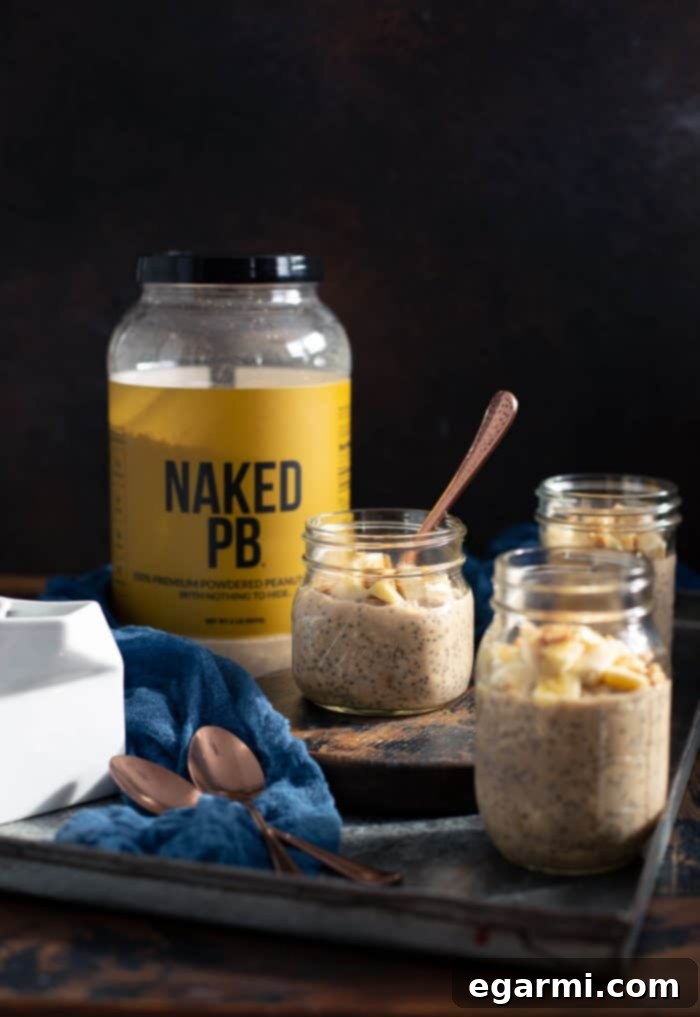 Overnight Peanut Butter Banana Bread Oatmeal 2 Peanut Butter Banana Bread Overnight Oats