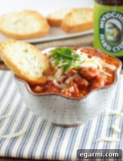 Gameday Slow Cooker Pizza Dip with Golden Garlic Bread 8 img 2368 7
