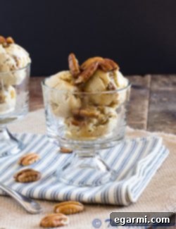 Finished Brown Butter Butterscotch Pecan Ice Cream