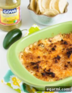 Grilled Jalapeño Popper Dip ready to serve