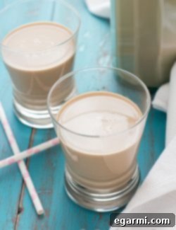 Homemade Caramel Bailey's Irish Cream in a decorative bottle