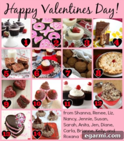 Valentine's Day Recipe collection from #HolidayFoodParty