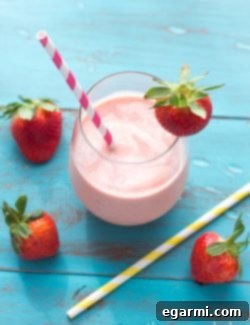 Strawberry Peach Malted Dream 8 Strawberry Peach Malted Smoothie recipe image