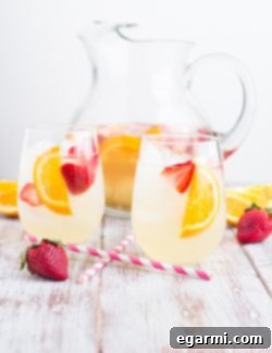 Fruity Pineapple Sangria Recipe Card