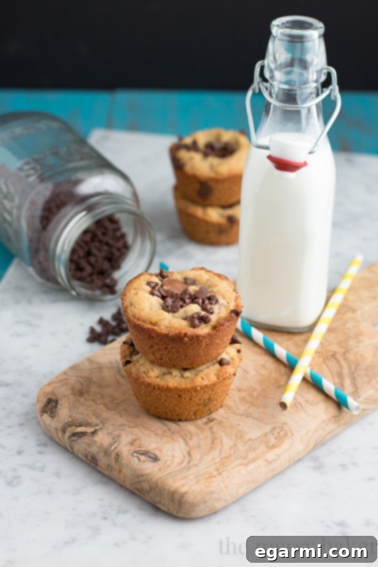 Deliciously thick Peanut Butter Reese's Cup Blondies, a perfect dessert.