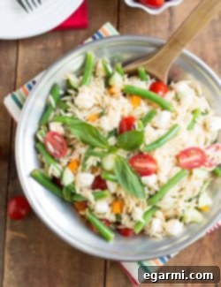 Summer Orzo Salad recipe card image