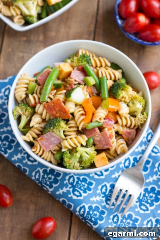 Colorful Summer Pasta Salad for Potlucks and Picnics