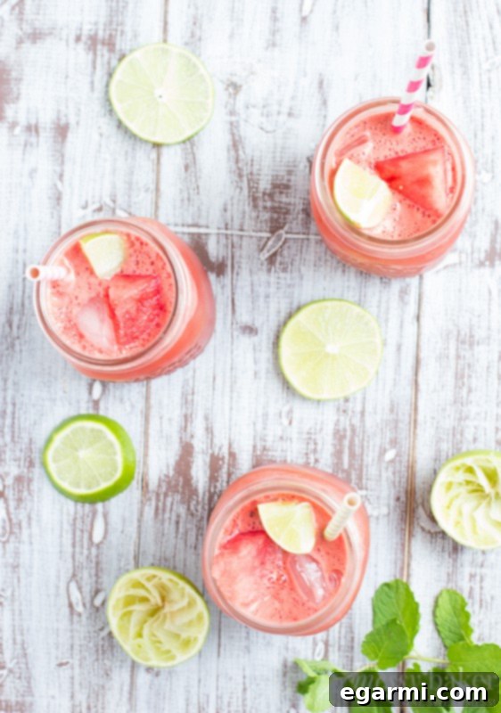 Watermelon Mint Cooler Blending