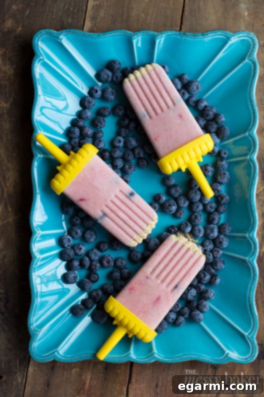 Refreshing Fruit Popsicles with Strawberries and Bananas