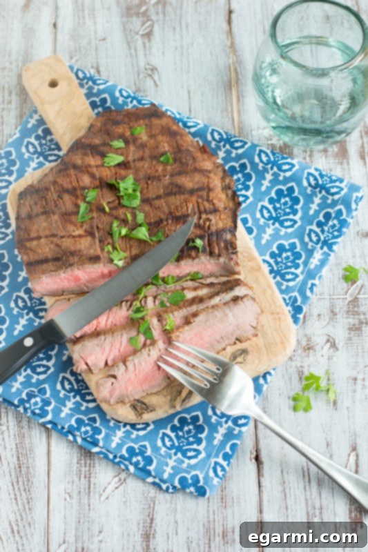 Tender Grilled Tequila Chipotle Flank Steak Ready for the Grill