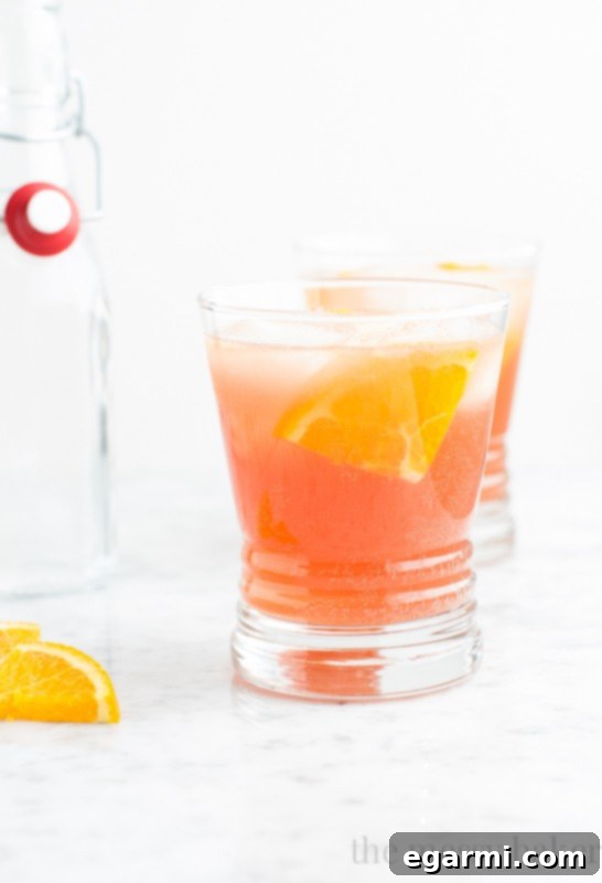 Cranberry Orange Spritzer Cocktail for Autumn Gatherings