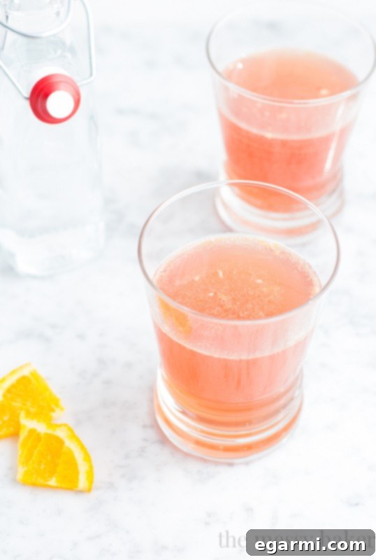 Easy Cranberry Orange Vodka Spritzer Recipe