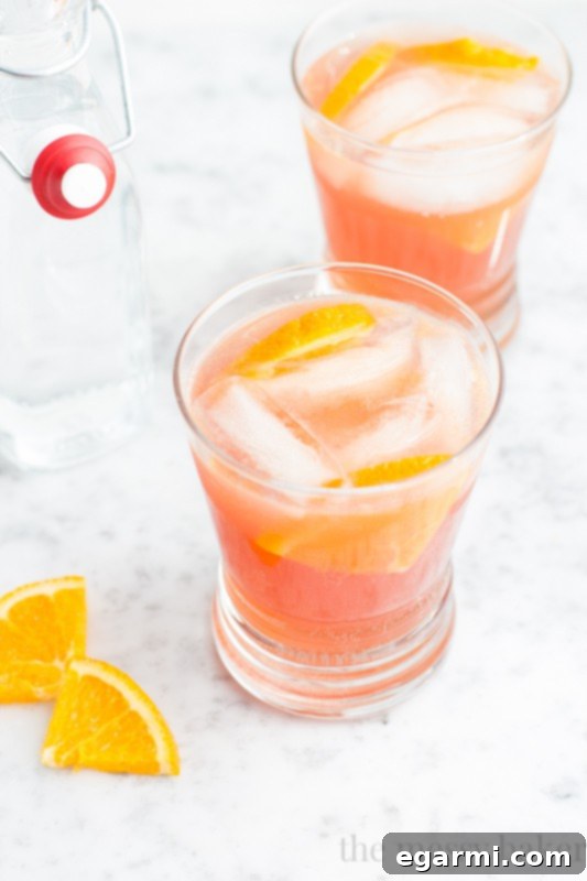 Festive Cranberry Orange Spritzer for Holidays