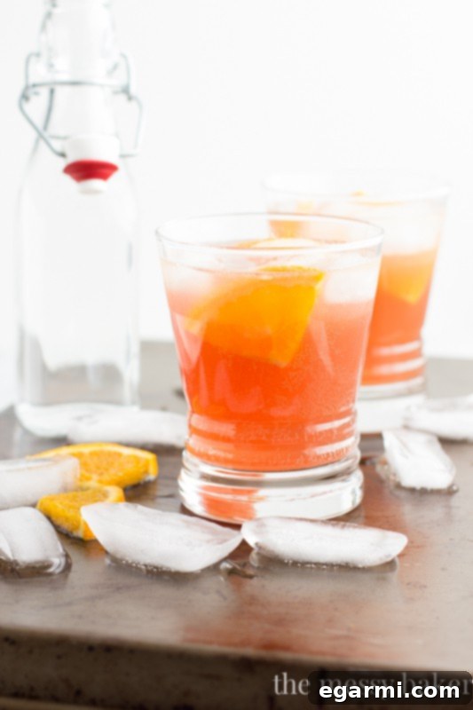 Simple Cranberry Orange Vodka Cocktail Recipe