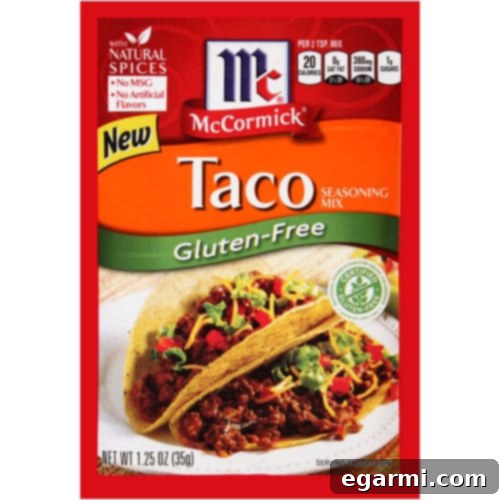 McCormick Gluten-Free Taco Seasoning for Fajita Potato Skins