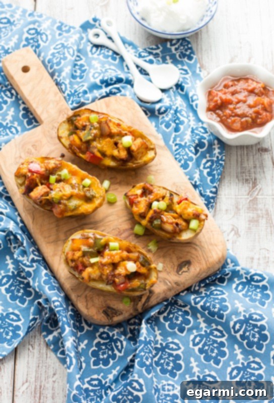 Gluten-Free Chicken Fajita Potato Skins Recipe | Ideal for Game Day and Parties