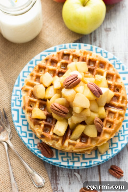 Gluten-Free Cinnamon Chip Waffle Batter | Ready for the Waffle Iron
