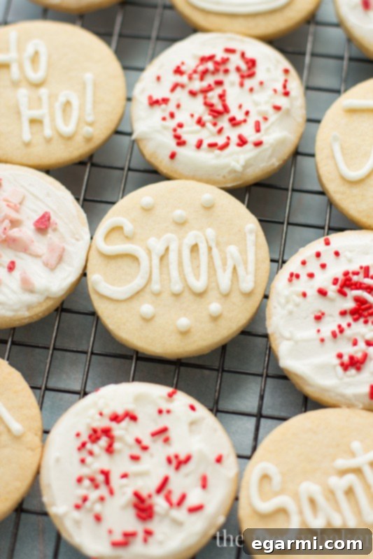 Gluten-Free Holiday Mint Sugar Cookies 8 Plate of assorted Gluten-Free Peppermint Sugar Cookies ready to be served at a festive gathering