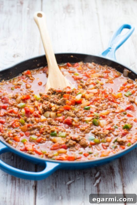 Southwestern Spaghetti Pie Casserole