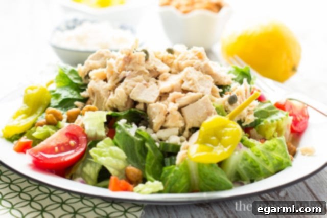 Fresh Mediterranean Tuna Chop Salad 5 Mediterranean Chopped Salad with Tuna