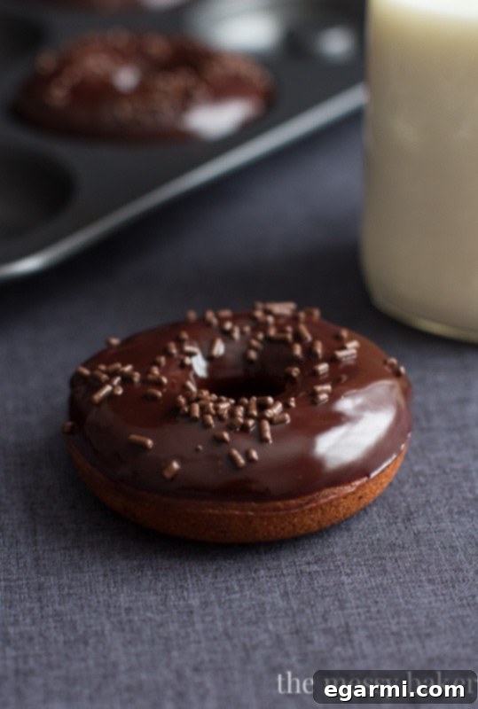 Homemade Healthy Mocha Donuts with Coffee Glaze