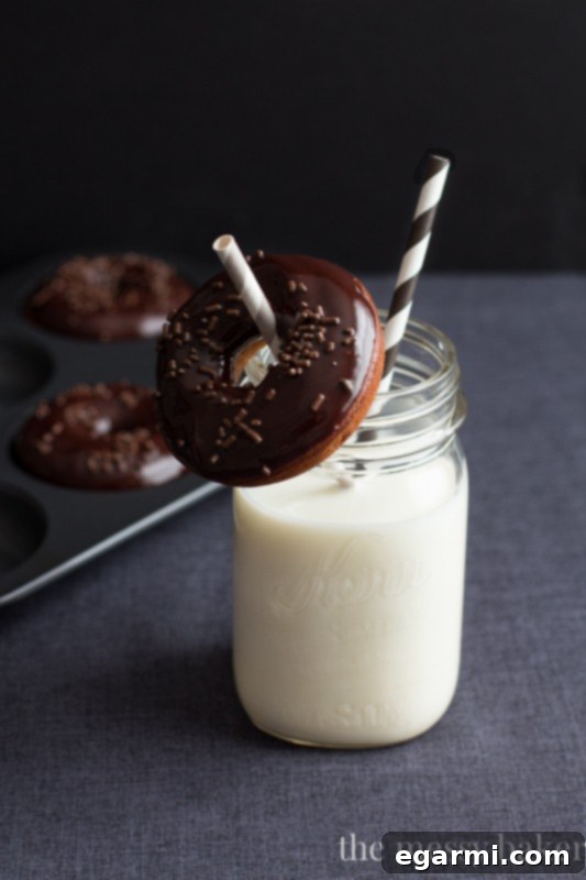 Best Healthy Donut Recipe with Dark Chocolate Glaze