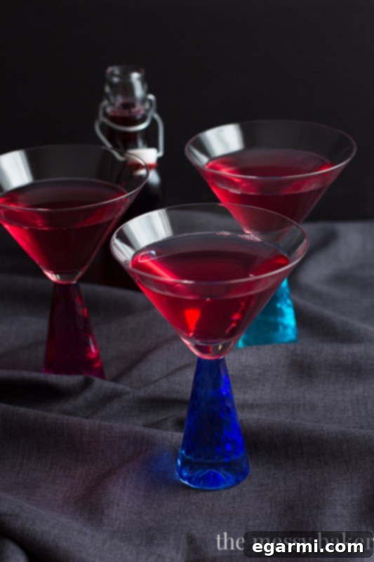 Fresh Ingredients for a Berry Martini