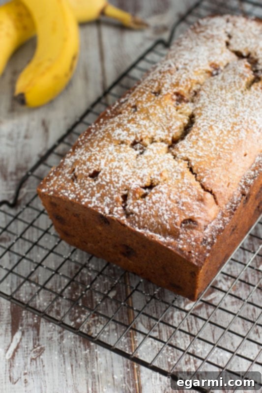 Banana Bread with Cookie Butter Cheesecake Swirl