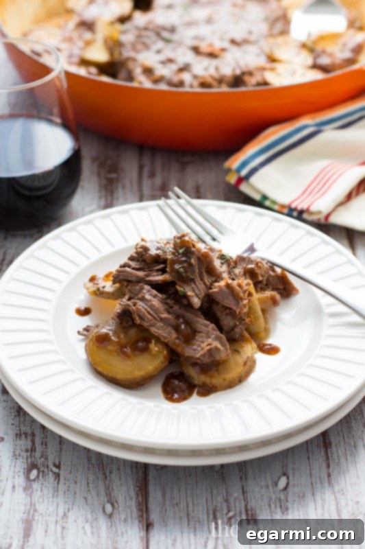 Guinness Braised Brisket with Potatoes