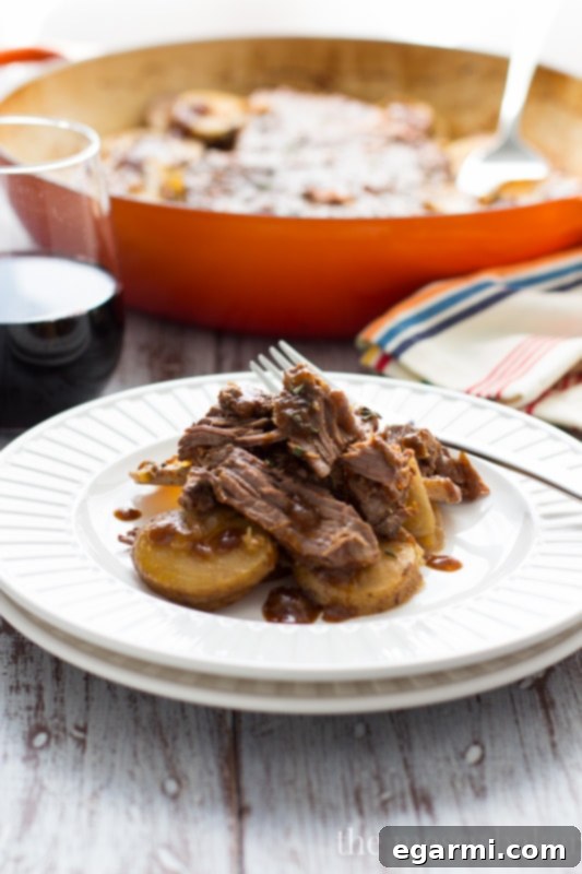 Guinness Braised Brisket with Potatoes