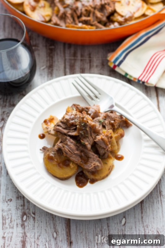 Guinness Braised Brisket with Potatoes