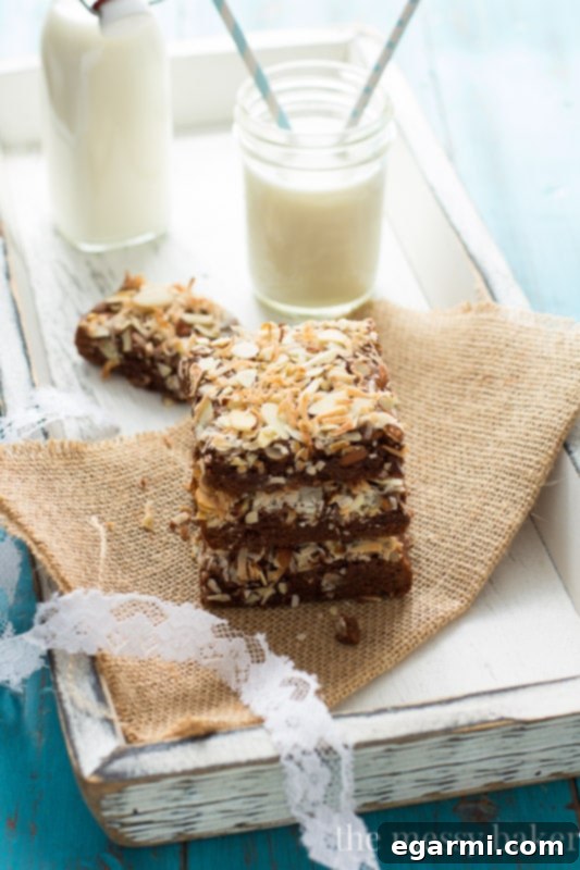 Healthier Almond Joy Brownies 2 Almond Joy Brownies {made healthier}