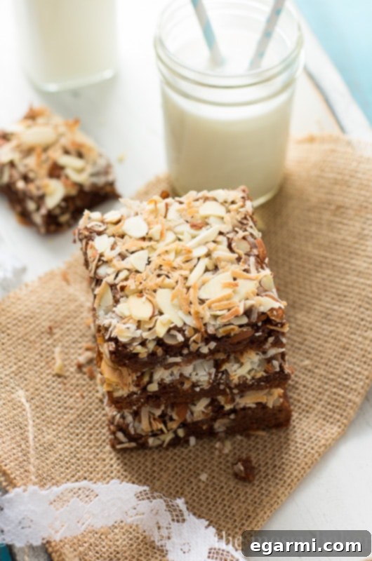 Healthier Almond Joy Brownies 4 Almond Joy Brownies {made healthier}