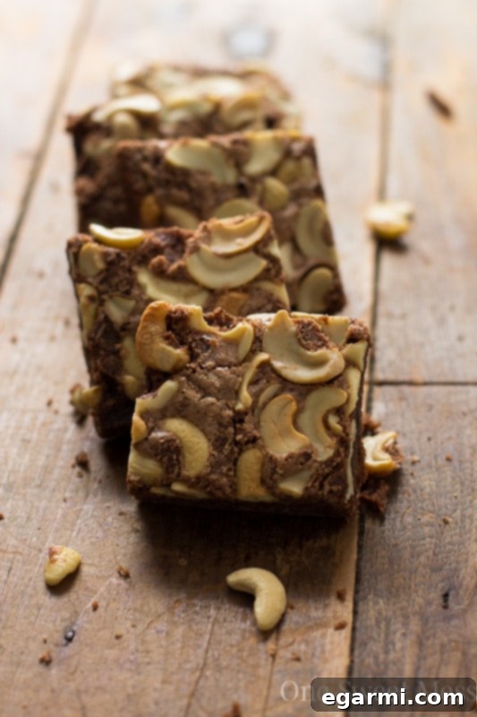 Chai-Spiced Brown Butter Brownies 3 Brown Butter Chai Tea Brownies with Cashews