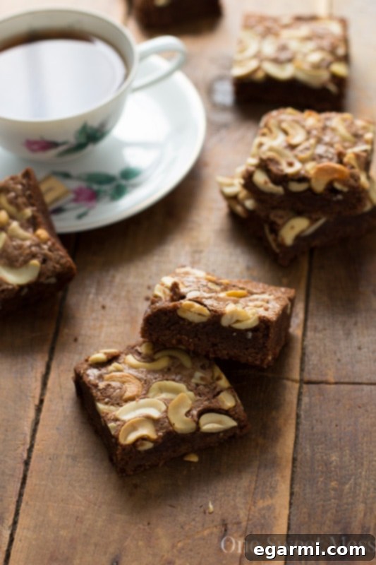 Chai-Spiced Brown Butter Brownies 6 Platter of Brown Butter Chai Tea Brownies