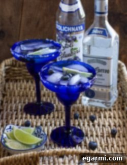 Final Blueberry Margarita cocktail