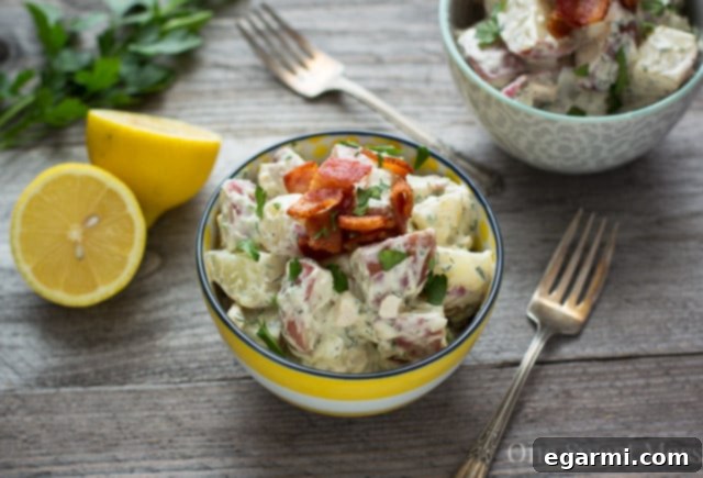 Loaded Ranch Potato Salad with Chicken & Bacon 3 Chicken Bacon Ranch Potato Salad