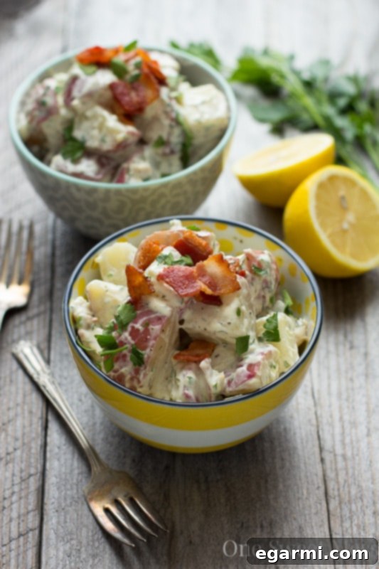 Loaded Ranch Potato Salad with Chicken & Bacon 4 Chicken Bacon Ranch Potato Salad