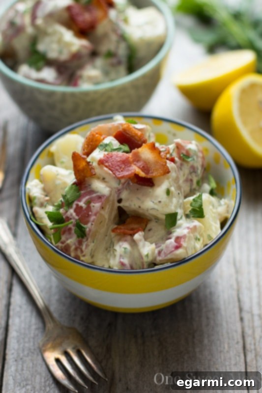 Loaded Ranch Potato Salad with Chicken & Bacon 6 Chicken Bacon Ranch Potato Salad
