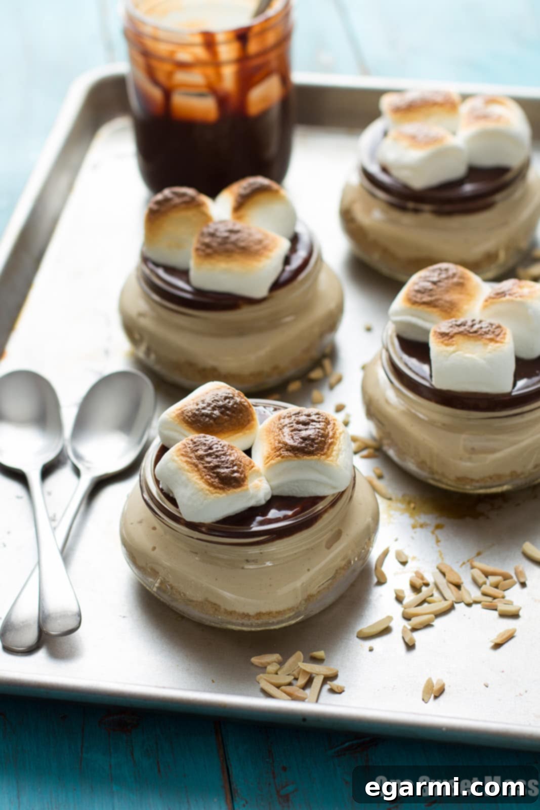 No-Bake S'mores Cheesecake - A perfect summer dessert