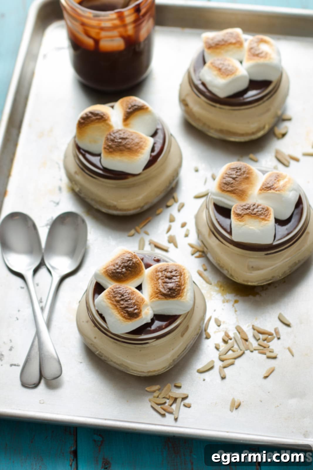 Homemade Hot Fudge for S'mores Cheesecake