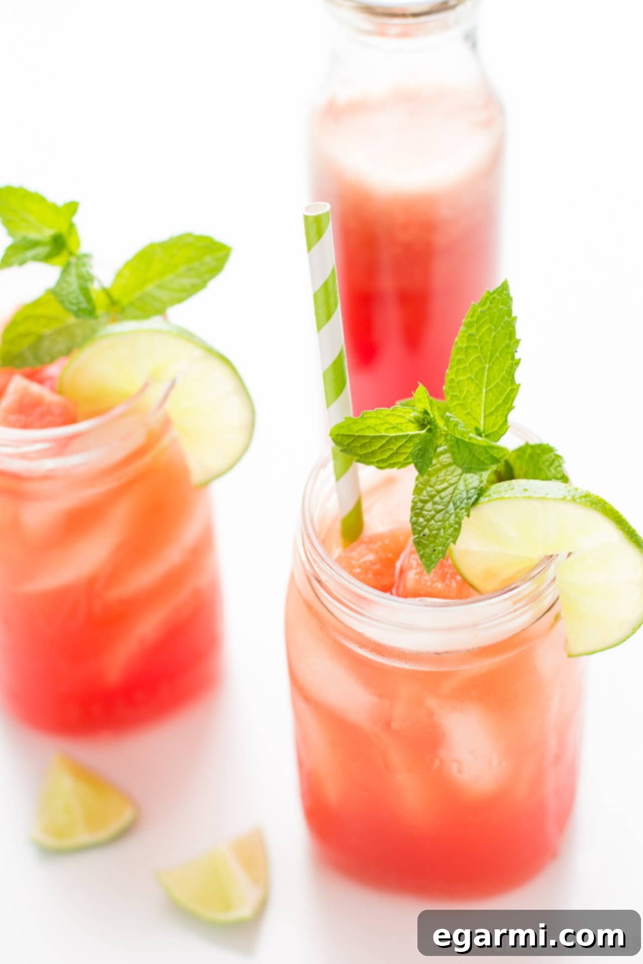 Making Watermelon Juice for Cocktails