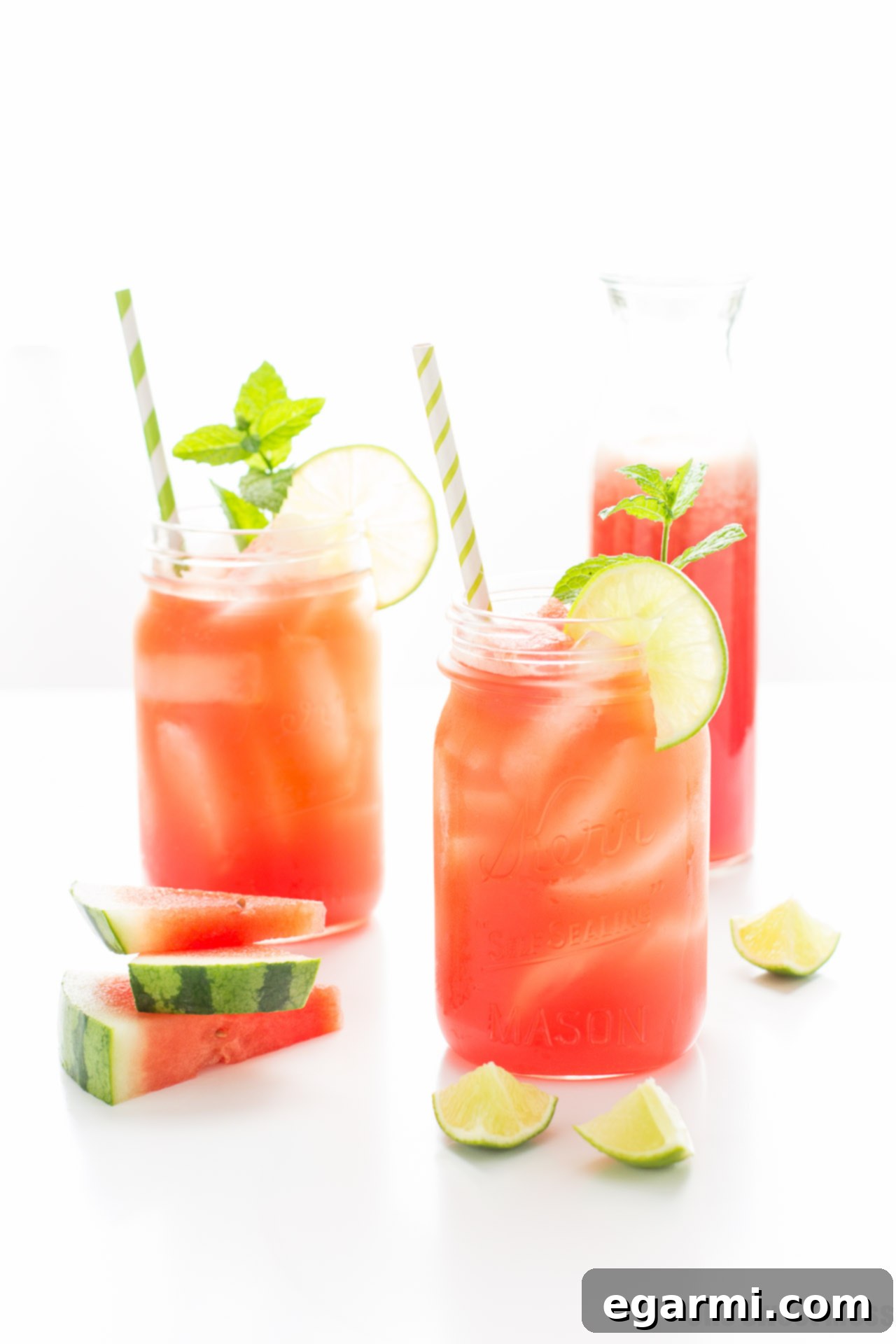 Chilled Watermelon Crush Cocktail