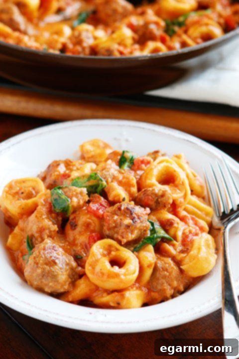 Weekly Meal Plan September 7th 2015 3 Savory Italian Sausage Tortellini Pasta Recipe for Weeknight Dinner