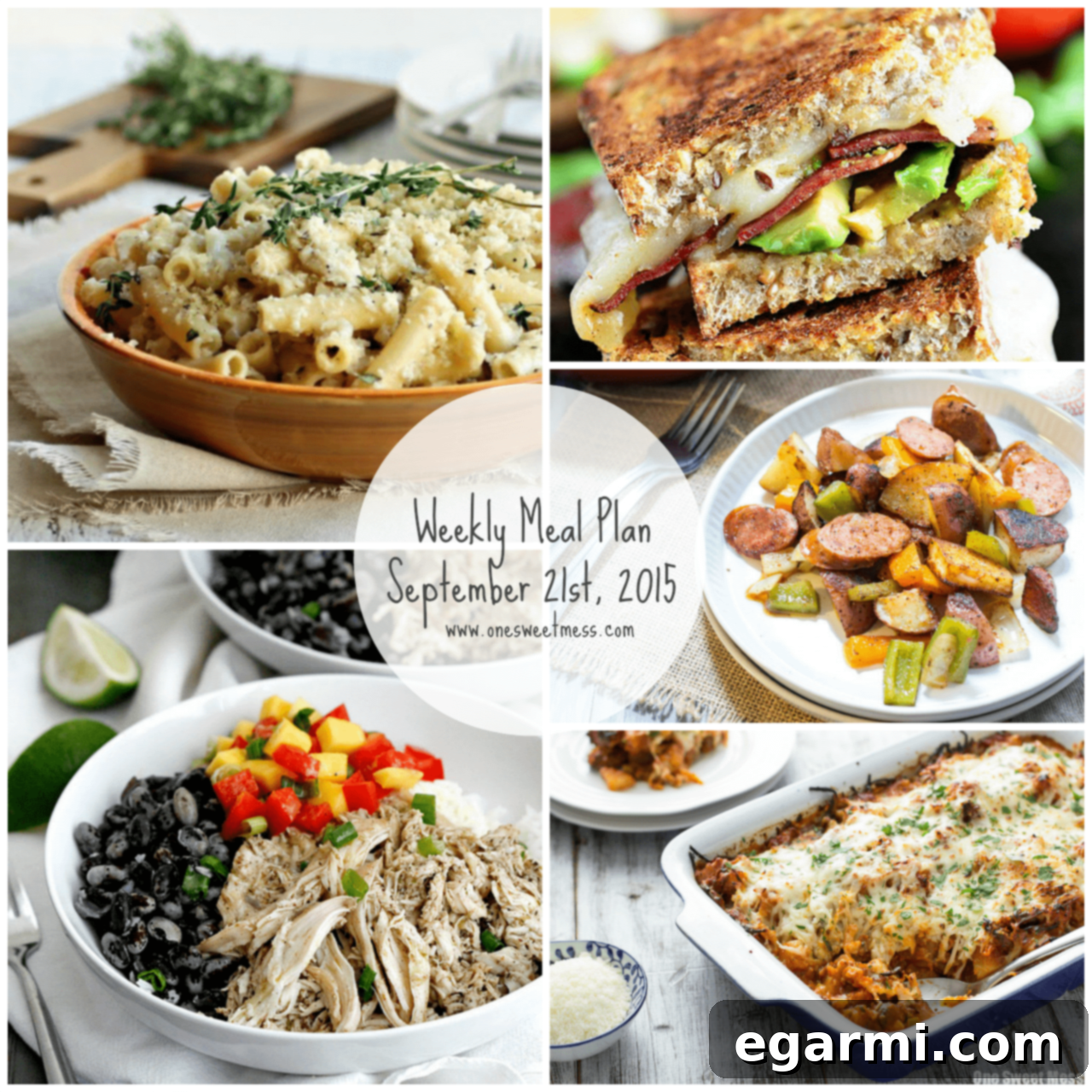 Your Weekly Meal Plan for Stress-Free Cooking and Delicious Meals