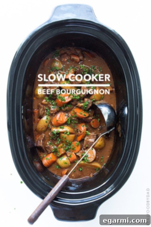 October 5th 2015 Weekly Meal Planner 5 Slow Cooker Beef Bourguignon for easy mid-week meals